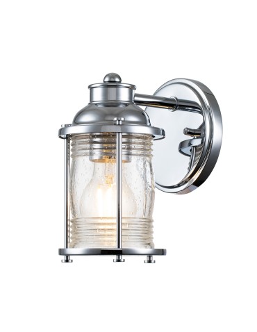 Quintiesse Ashland Bay wall lamp - 1 light source - Polished chrome IP44 Elstead Lighting QN-ASHLANDBAY1-PC-BATH