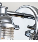 Bathroom wall lamps - Quintiesse Ashland Bay wall lamp - 1 light source - Polished chrome IP44 Elstead Lighting QN-ASHLANDBAY1-PC-BATH - product 2