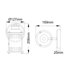 Quintiesse Kinkiet Ashland Bay - 1 źródło światła - Polerowany chrom IP44 Elstead Lighting QN-ASHLANDBAY1-PC-BATH