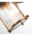 Bathroom wall lamps - Quintiesse Ashland Bay wall lamp - 2 light sources - Natural brass IP44 Elstead Lighting QN-ASHLANDBAY2-NBR-BATH - product 3