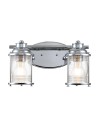 Quintiesse Kinkiet Ashland Bay - 2 źródła światła - Polerowany chrom IP44 Elstead Lighting QN-ASHLANDBAY2-PC-BATH