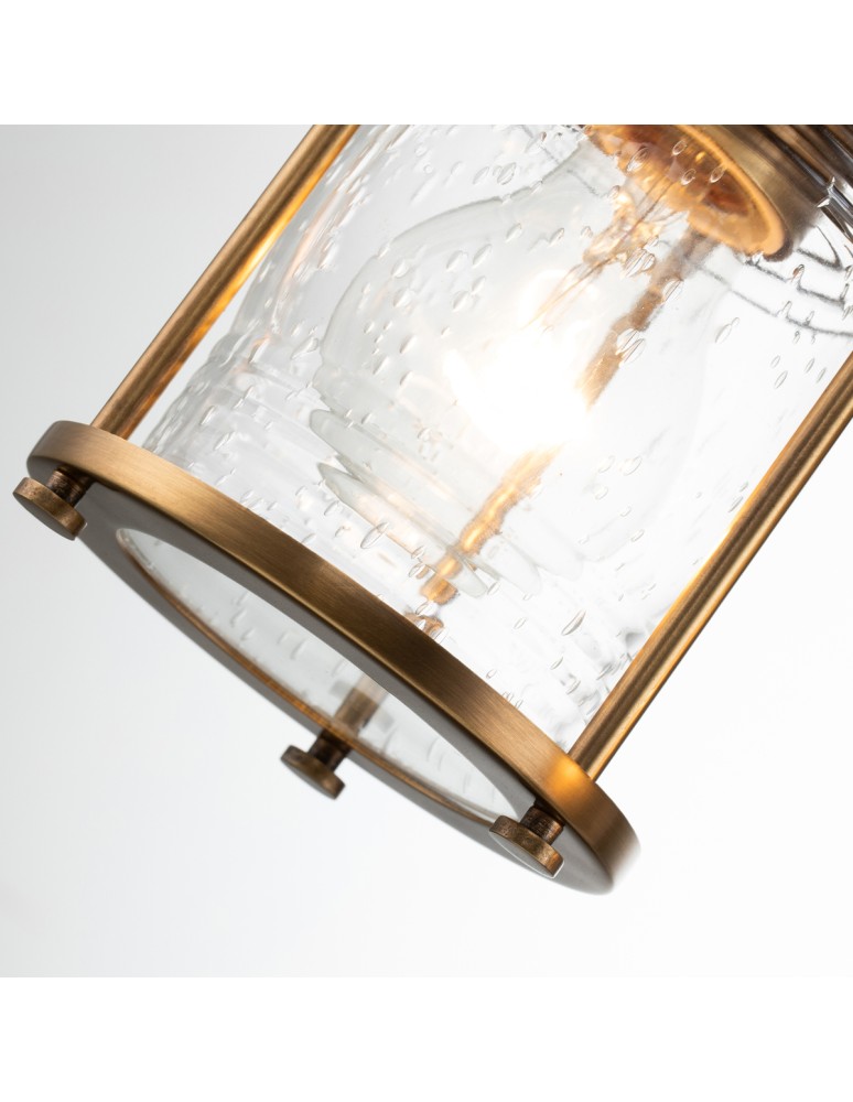 Bathroom wall lamps - Quintiesse Ashland Bay wall lamp - 3 light sources - Natural brass IP44 Elstead Lighting QN-ASHLANDBAY3-NBR-BATH - product kolory-swiatla.pl 2