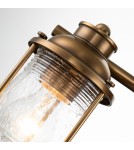 Bathroom wall lamps - Quintiesse Ashland Bay wall lamp - 3 light sources - Natural brass IP44 Elstead Lighting QN-ASHLANDBAY3-NBR-BATH - product 3