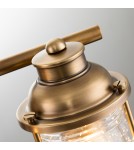 Bathroom wall lamps - Quintiesse Ashland Bay wall lamp - 3 light sources - Natural brass IP44 Elstead Lighting QN-ASHLANDBAY3-NBR-BATH - product 4