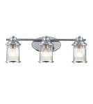 Quintiesse Kinkiet Ashland Bay - 3 źródła światła - Polerowany chrom IP44 Elstead Lighting QN-ASHLANDBAY3-PC-BATH