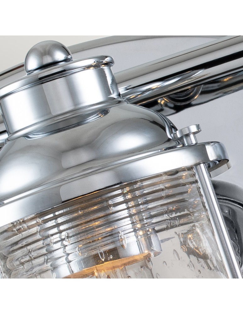 Quintiesse Kinkiet Ashland Bay - 3 źródła światła - Polerowany chrom IP44 Elstead Lighting QN-ASHLANDBAY3-PC-BATH