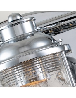 Quintiesse Ashland Bay wall lamp - 3 light sources - Polished chrome IP44 Elstead Lighting QN-ASHLANDBAY3-PC-BATH - product 2