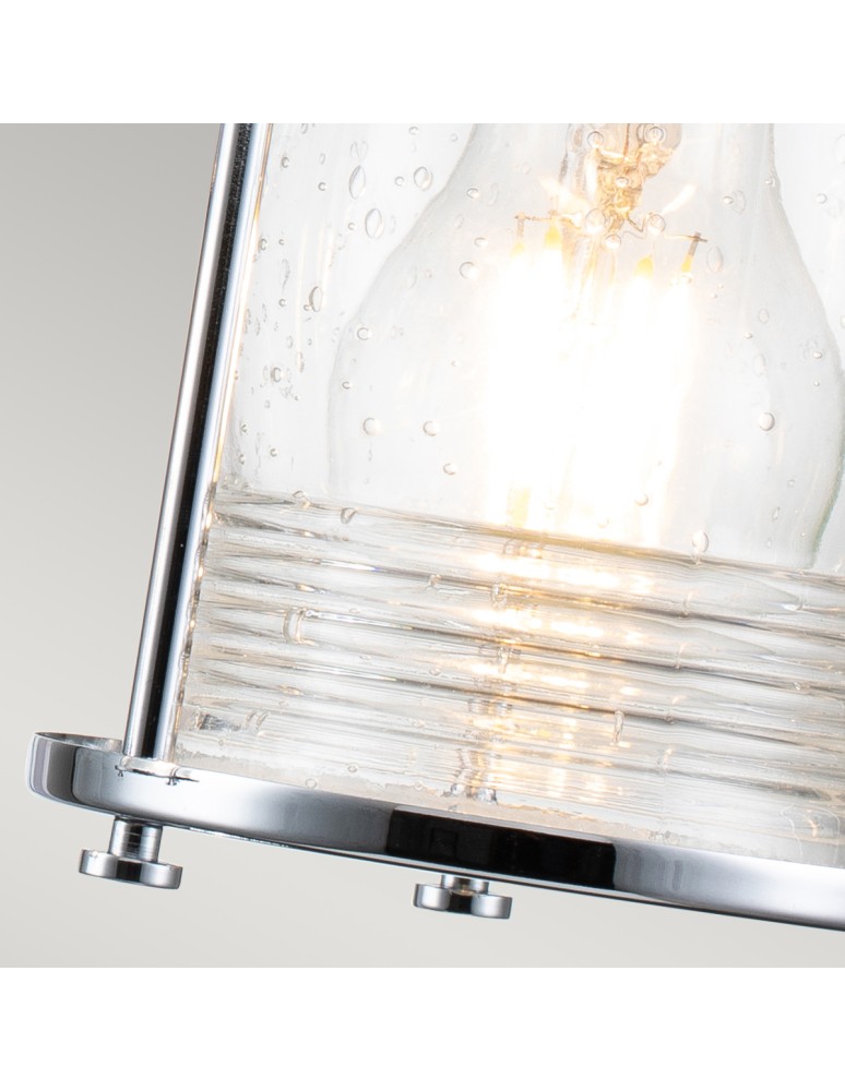 Bathroom wall lamps - Quintiesse Ashland Bay wall lamp - 3 light sources - Polished chrome IP44 Elstead Lighting QN-ASHLANDBAY3-PC-BATH - product kolory-swiatla.pl 3