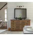 Bathroom wall lamps - Quintiesse Ashland Bay wall lamp - 3 light sources - Polished chrome IP44 Elstead Lighting QN-ASHLANDBAY3-PC-BATH - product 5