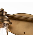 Bathroom wall lamps - Quintiesse Ashland Bay wall lamp - 4 light sources - Natural brass IP44 Elstead Lighting QN-ASHLANDBAY4-NBR-BATH - product 2