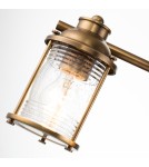 Bathroom wall lamps - Quintiesse Ashland Bay wall lamp - 4 light sources - Natural brass IP44 Elstead Lighting QN-ASHLANDBAY4-NBR-BATH - product 3