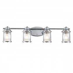 Quintiesse Kinkiet Ashland Bay - 4 źródła światła - Polerowany chrom IP44 Elstead Lighting QN-ASHLANDBAY4-PC-BATH