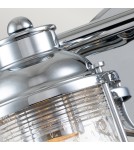 Bathroom wall lamps - Quintiesse Ashland Bay wall lamp - 4 light sources - Polished chrome IP44 Elstead Lighting QN-ASHLANDBAY4-PC-BATH - product 2