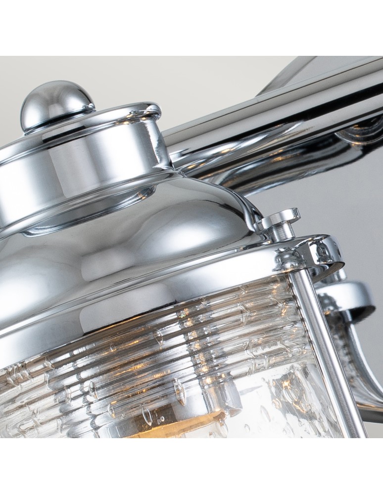 Bathroom wall lamps - Quintiesse Ashland Bay wall lamp - 4 light sources - Polished chrome IP44 Elstead Lighting QN-ASHLANDBAY4-PC-BATH - product kolory-swiatla.pl 2