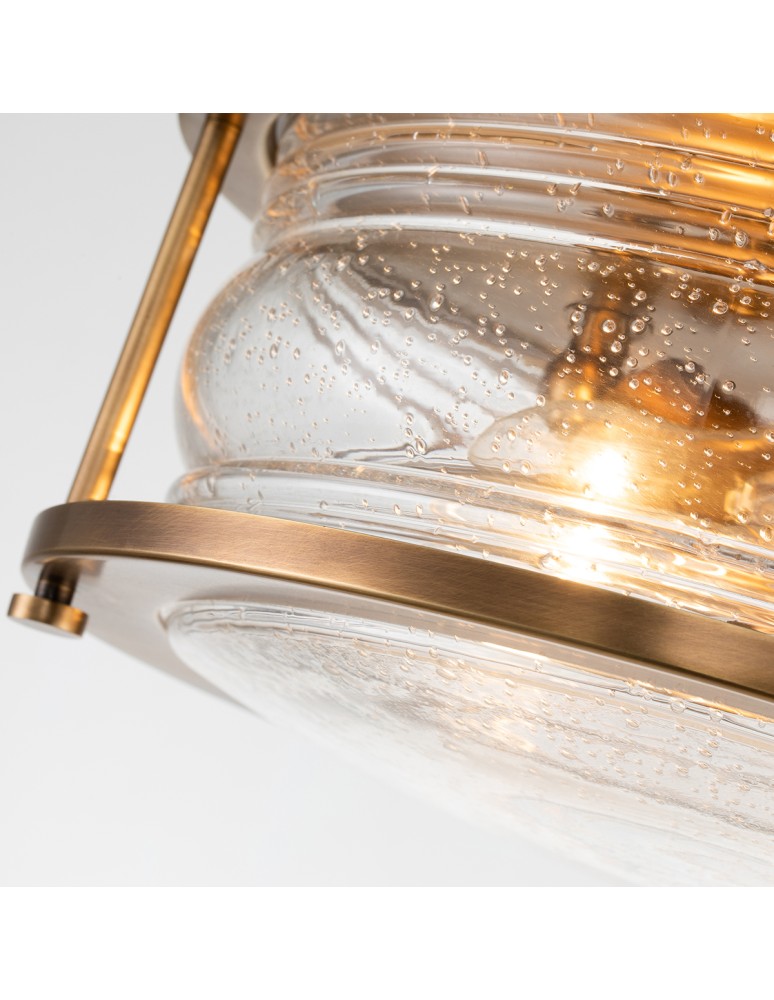 Classic ceiling lamps - Quintiesse Plafon Ashland Bay - 2 light sources - Natural brass IP44 Elstead Lighting QN-ASHLANDBAY-F-NBR-BATH - product kolory-swiatla.pl 4