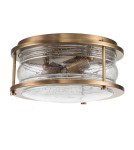 Classic ceiling lamps - Quintiesse Plafon Ashland Bay - 2 light sources - Natural brass IP44 Elstead Lighting QN-ASHLANDBAY-F-NBR-BATH - product 5
