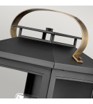 Quintiesse Duża latarnia naścienna Atwater - 1 źródło światła - Czarna IP44 Elstead Lighting QN-ATWATER-L-BK