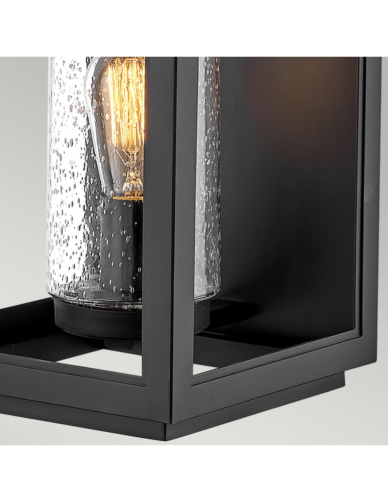 Quintiesse Duża latarnia naścienna Atwater - 1 źródło światła - Czarna IP44 Elstead Lighting QN-ATWATER-L-BK