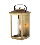 Quintiesse Duża latarnia naścienna Atwater - 1 źródło światła - Postarzany mosiądz IP44 Elstead Lighting QN-ATWATER-L-PD