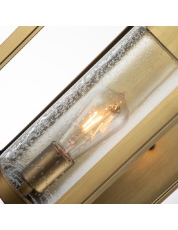Quintiesse Large Atwater wall lantern - 1 light source - Aged brass IP44 Elstead Lighting QN-ATWATER-L-PD - product 2