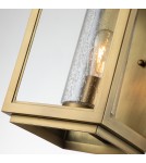 Quintiesse Duża latarnia naścienna Atwater - 1 źródło światła - Postarzany mosiądz IP44 Elstead Lighting QN-ATWATER-L-PD