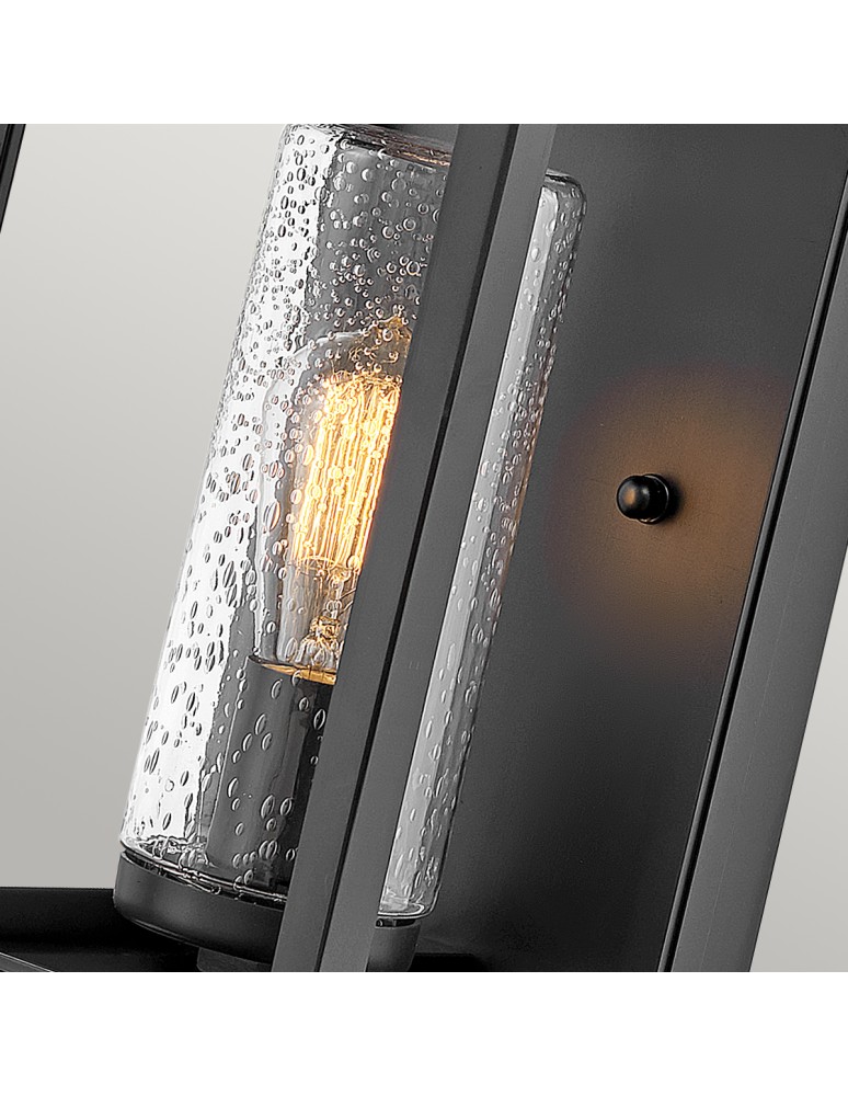 Quintiesse Średnia latarnia naścienna Atwater - 1 źródło światła - Czarna IP44 Elstead Lighting QN-ATWATER-M-BK