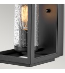 Quintiesse Średnia latarnia naścienna Atwater - 1 źródło światła - Czarna IP44 Elstead Lighting QN-ATWATER-M-BK