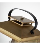 Quintiesse Średnia latarnia naścienna Atwater - 1 źródło światła - Postarzany mosiądz IP44 Elstead Lighting QN-ATWATER-M