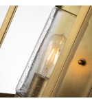 Quintiesse Średnia latarnia naścienna Atwater - 1 źródło światła - Postarzany mosiądz IP44 Elstead Lighting QN-ATWATER-M