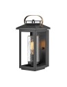 Quintiesse Small wall lantern Atwater - 1 light source - Black IP44 Elstead Lighting QN-ATWATER-S-BK