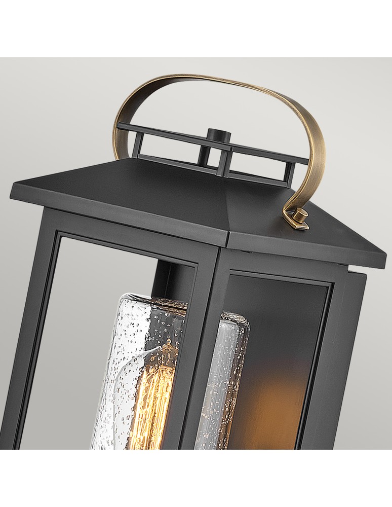 Quintiesse Mała latarnia naścienna Atwater - 1 źródło światła - Czarna IP44 Elstead Lighting QN-ATWATER-S-BK