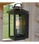 Outdoor wall lamps - Quintiesse Small wall lantern Atwater - 1 light source - Black IP44 Elstead Lighting QN-ATWATER-S-BK - product 5
