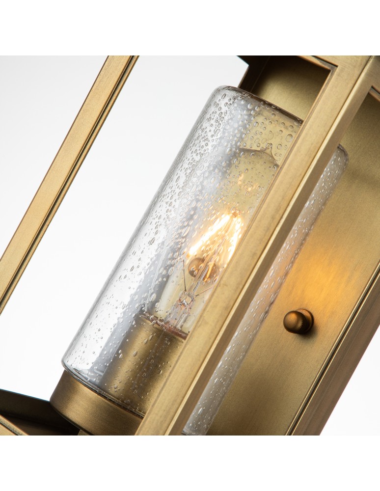 Outdoor wall lamps - Quintiesse Small wall lantern Atwater - 1 light source - Aged brass IP44 Elstead Lighting QN-ATWATER-S-PD - product kolory-swiatla.pl 2