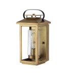 Quintiesse Mała latarnia naścienna Atwater - 1 źródło światła - Postarzany mosiądz IP44 Elstead Lighting QN-ATWATER-S-PD