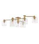 Quintiesse Półplafon Axel - 7 źródeł światła - Stary mosiądz Elstead Lighting QN-AXEL7-HB