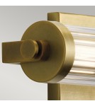 Bathroom wall lamps - Quintiesse Azores wall lamp - 2 light sources - Natural brass IP44 Elstead Lighting QN-AZORES2-NBR - product 2