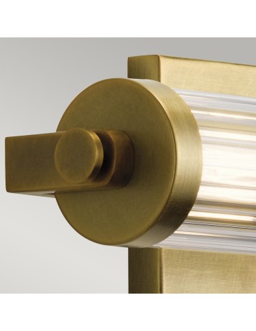 Quintiesse Kinkiet Azores - 2 źródła światła - Naturalny mosiądz IP44 Elstead Lighting QN-AZORES2-NBR - produkt 2