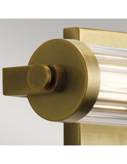 Quintiesse Kinkiet Azores - 2 źródła światła - Naturalny mosiądz IP44 Elstead Lighting QN-AZORES2-NBR - produkt 2