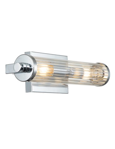 Quintiesse Azores wall lamp - 2 light sources - Polished chrome IP44 Elstead Lighting QN-AZORES2-PC