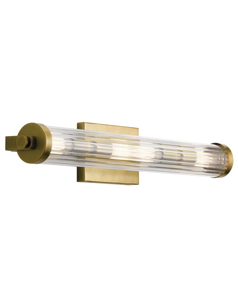 Bathroom wall lamps - Quintiesse Azores wall lamp - 4 light sources - Natural brass IP44 Elstead Lighting QN-AZORES4-NBR - product kolory-swiatla.pl 1
