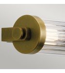 Bathroom wall lamps - Quintiesse Azores wall lamp - 4 light sources - Natural brass IP44 Elstead Lighting QN-AZORES4-NBR - product 2