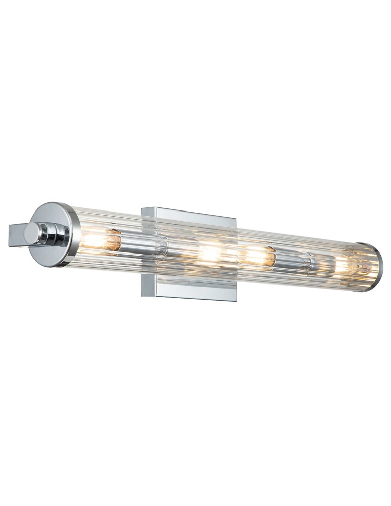 Bathroom wall lamps - Quintiesse Azores wall lamp - 4 light sources - Polished chrome IP44 Elstead Lighting QN-AZORES4-PC - product kolory-swiatla.pl 1