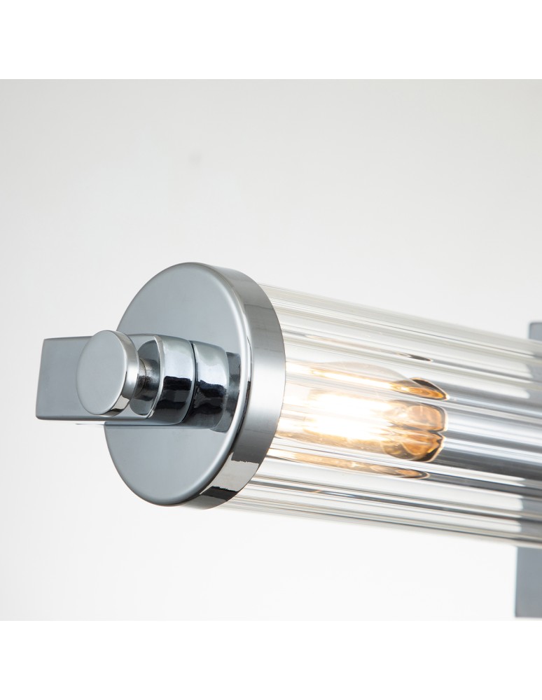 Bathroom wall lamps - Quintiesse Azores wall lamp - 4 light sources - Polished chrome IP44 Elstead Lighting QN-AZORES4-PC - product kolory-swiatla.pl 2