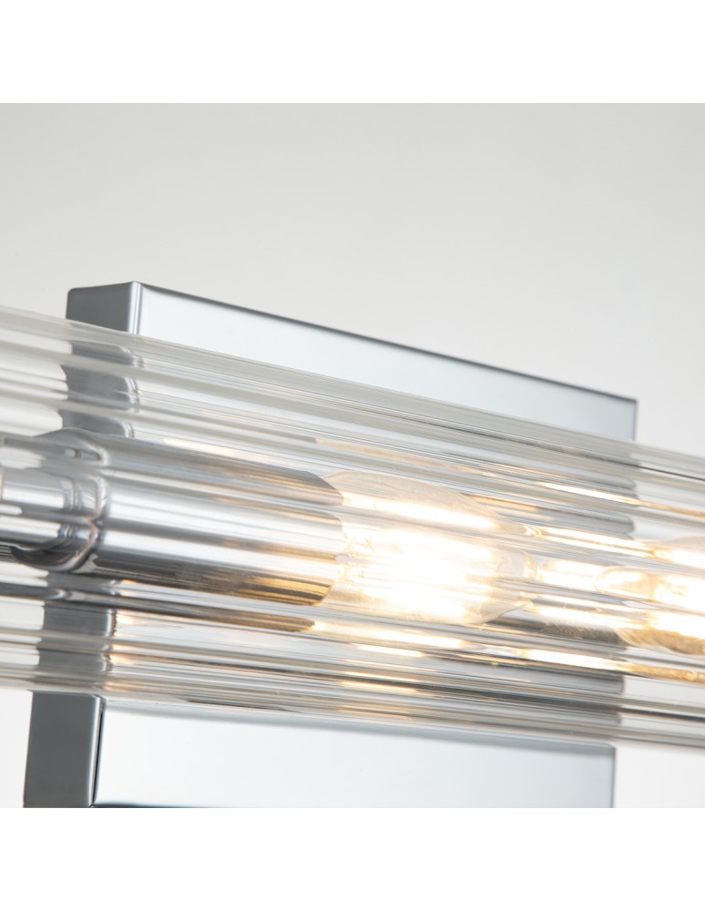 Bathroom wall lamps - Quintiesse Azores wall lamp - 4 light sources - Polished chrome IP44 Elstead Lighting QN-AZORES4-PC - product kolory-swiatla.pl 3