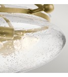 Quintiesse Półplafon Belle - 3 źródła światła - Szczotkowany naturalny mosiądz Elstead Lighting QN-BELLE-SF-BNB