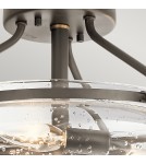 Classic ceiling lamps - Quintiesse Belle semi-flame - 3 light sources - Old Bronze Elstead Lighting QN-BELLE-SF-OZ - product 2