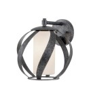 Outdoor wall lamps - Quintiesse Blacksmith wall lantern - 1 light source IP44 Elstead Lighting QN-BLACKSMITH1-OBK - product 1