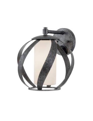 Quintiesse Blacksmith wall lantern - 1 light source IP44 Elstead Lighting QN-BLACKSMITH1-OBK