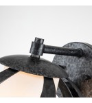 Outdoor wall lamps - Quintiesse Blacksmith wall lantern - 1 light source IP44 Elstead Lighting QN-BLACKSMITH1-OBK - product 2