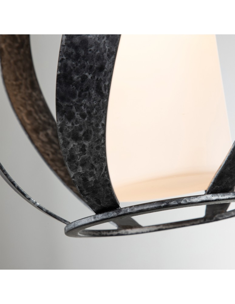 Outdoor wall lamps - Quintiesse Blacksmith wall lantern - 1 light source IP44 Elstead Lighting QN-BLACKSMITH1-OBK - product kolory-swiatla.pl 3